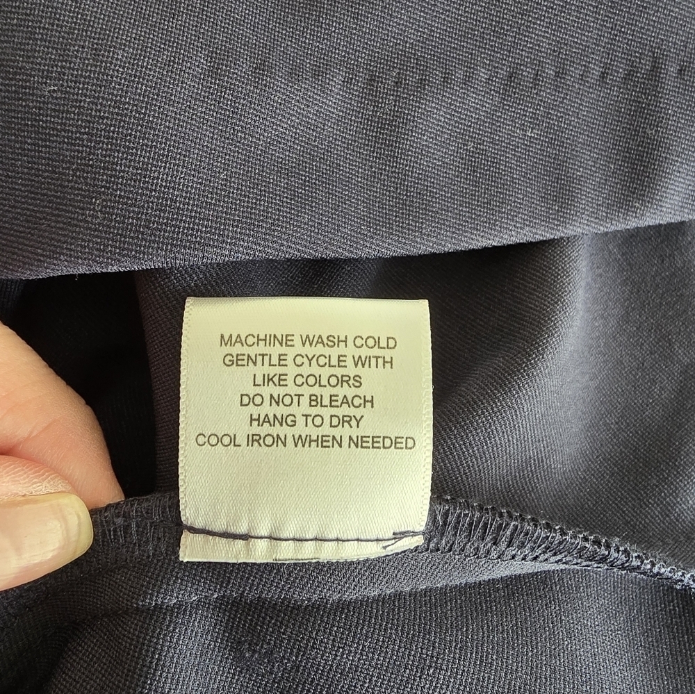 Vintage ModCloth Navy Blue A-Line Midi Dress - Picture 11 of 11